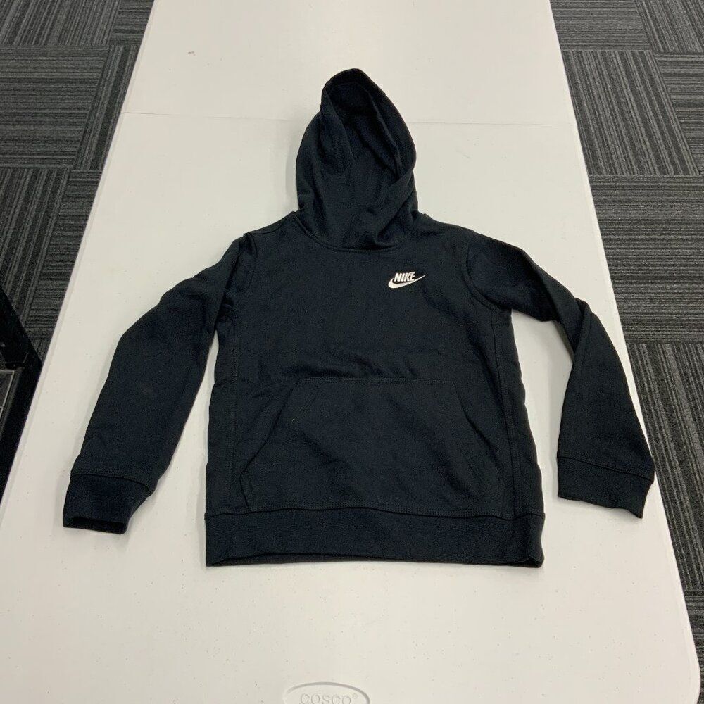 Nike Boy's Club Pullover Black Small